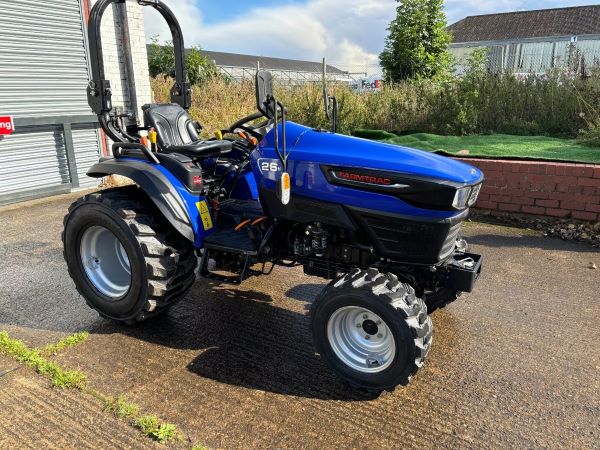 Used Farmtrac 26 HST Compact Tractor for sale across England, Scotland & Wales.